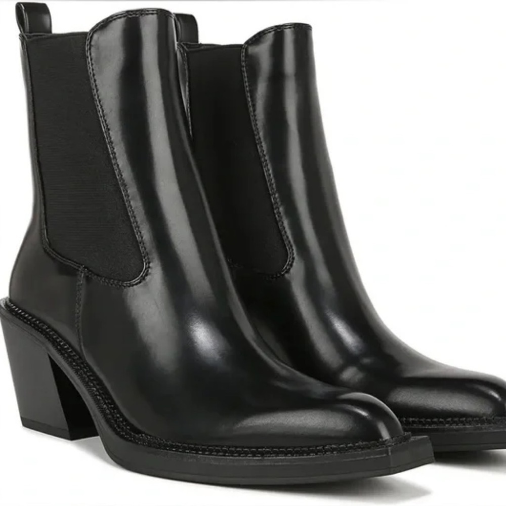 *SAM EDELMAN* Black Heeled Chelsea Mindy Boots Size 7
